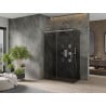 Mexen Omega душ кабина с плъзгач 160 x 90 см, графит, хром - 825-160-090-01-40