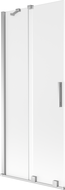 Mexen Velar параван за вана, 2-крила плъзгащ се 85 x 150 см, матиран, хром - 896-085-000-31-01