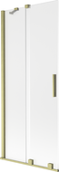 Mexen Velar параван за вана, 2-крилен плъзгащ се, 85 x 150 см, матирано стъкло, златно матирано - 896-085-000-31-55