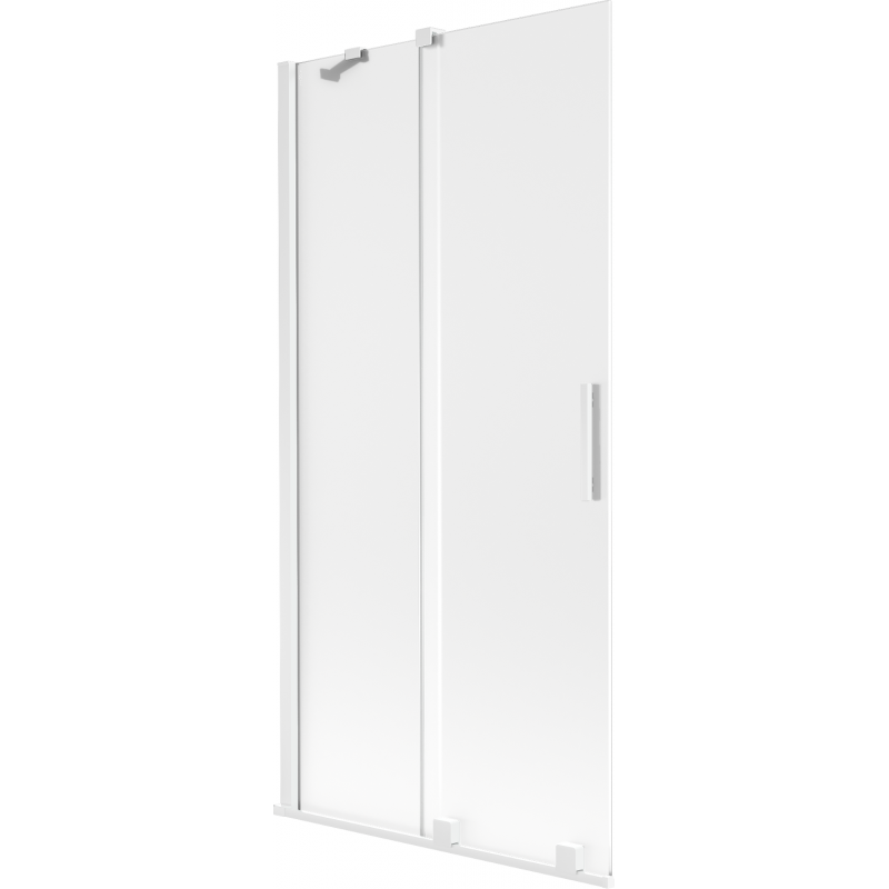 Mexen Velar параван за вана, плъзгащ се с 2 крила, 95 x 150 см, матирано, бял - 896-095-000-31-20