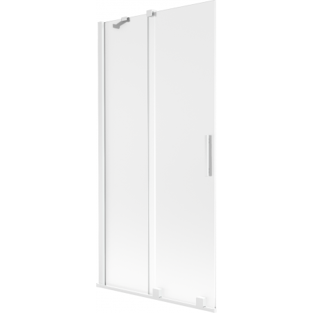 Mexen Velar параван за вана, плъзгащ се с 2 крила, 95 x 150 см, матирано, бял - 896-095-000-31-20