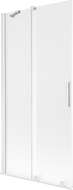 Mexen Velar параван за вана, плъзгащ се с 2 крила, 95 x 150 см, матирано, бял - 896-095-000-31-20
