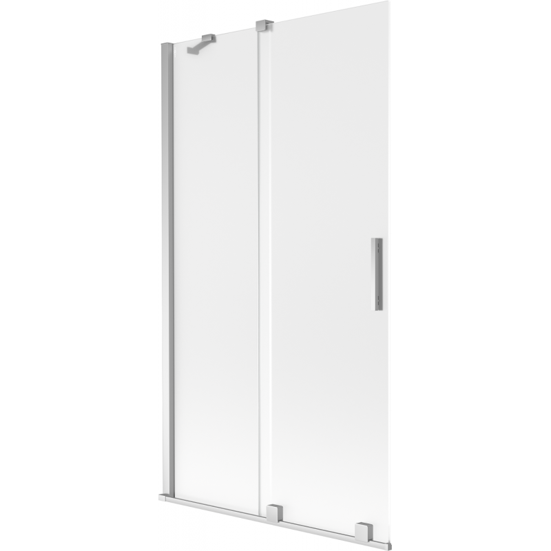 Mexen Velar двукрилен плъзгащ се параван за вана 100 x 150 cm, матирано стъкло, хром - 896-100-000-31-01