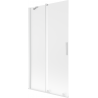 Mexen Velar параван за вана 2-крилен плъзгащ се 100 x 150 см, матирано, бяло - 896-100-000-31-20