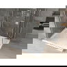 Mexen Omega душ кабинка с плъзгащи врати 100 x 70 см, прозрачна, хром + подложка Flat - 825-100-070-01-00-4010