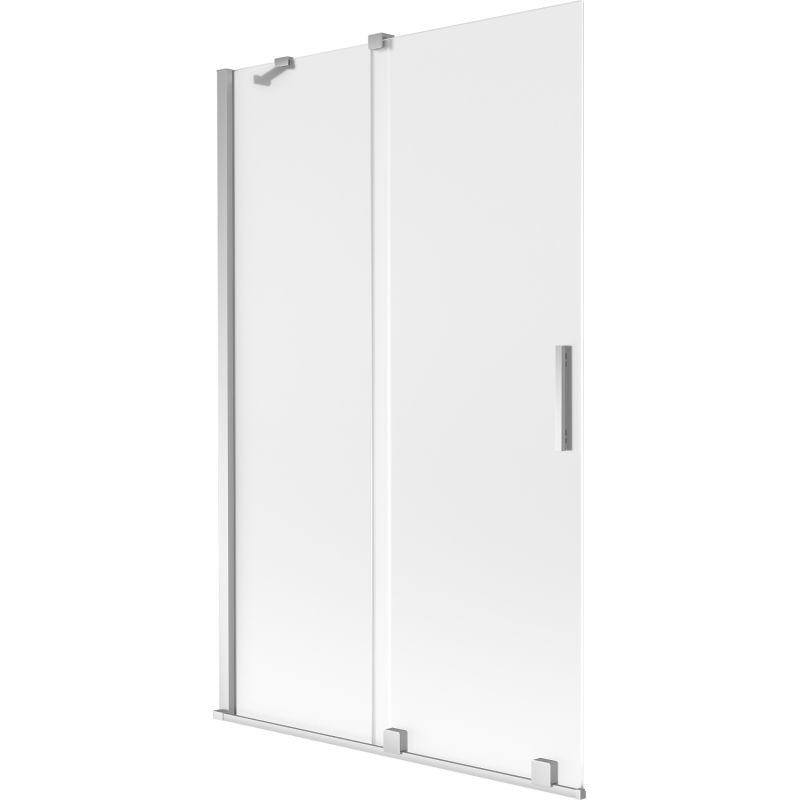 Mexen Velar двукрилен плъзгащ се параван за вана 110 x 150 см, матиран, хром - 896-110-000-31-01