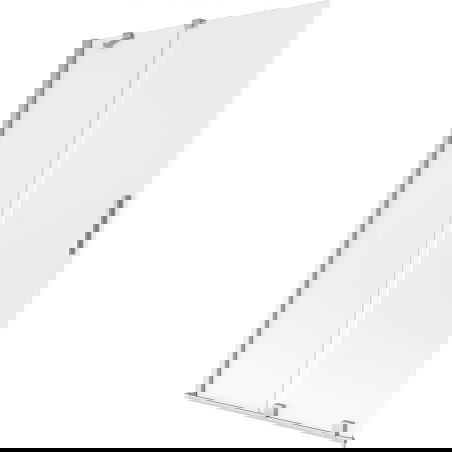 Mexen Velar двукрилен плъзгащ се параван за вана 110 x 150 см, матиран, хром - 896-110-000-31-01