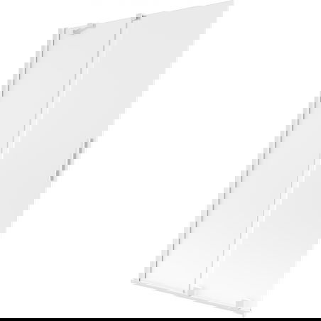 Mexen Velar вана душ параван с 2 сгъваеми разтегаеми крила 110 x 150 cm, матирано стъкло, бяло - 896-110-000-31-20