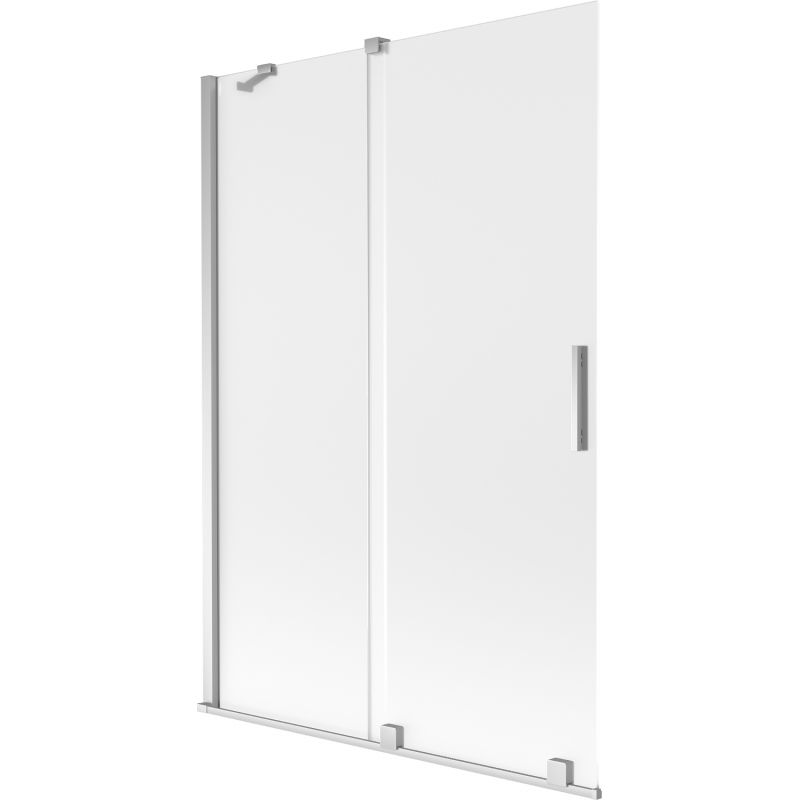 Mexen Velar душекран 2-крилен плъзгащ се 120 x 150 см, мраз, хром - 896-120-000-31-01
