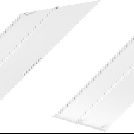 Mexen Velar двукрилен подвижен параван за вана, 120 x 150 см, матиран, бял - 896-120-000-31-20