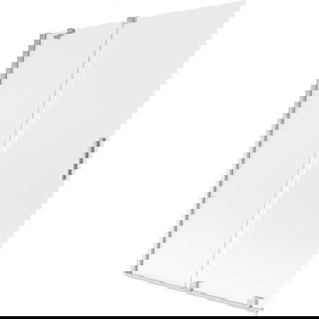 Mexen Velar двукрилен плъзгащ се параван за вана 130 x 150 см, матиран, хром - 896-130-000-31-01