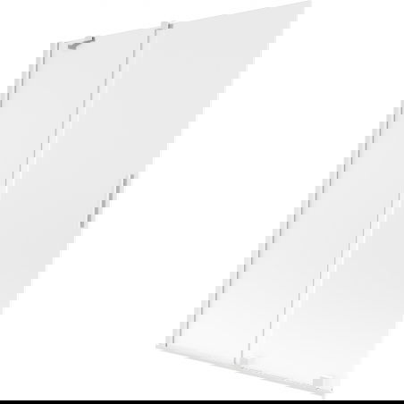 Mexen Velar двукрилен плъзгащ се параван за вана 130 x 150 см, матиран, бял - 896-130-000-31-20