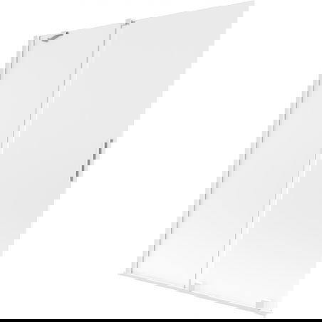 Mexen Velar двукрилен плъзгащ се параван за вана 140 x 150 см, матиран, бял - 896-140-000-31-20