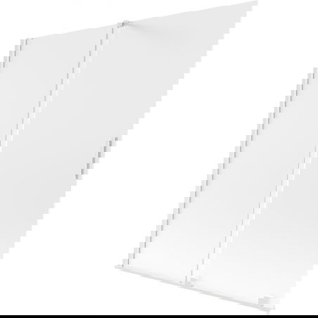 Mexen Velar параван за вана, 2-крилен плъзгащ се 150 x 150 см, мразовито, бял - 896-150-000-31-20