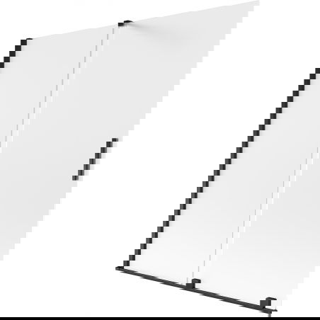 Mexen Velar параван за вана с 2 плъзгащи се крила 150 х 150 см, матирано, черно - 896-150-000-31-70