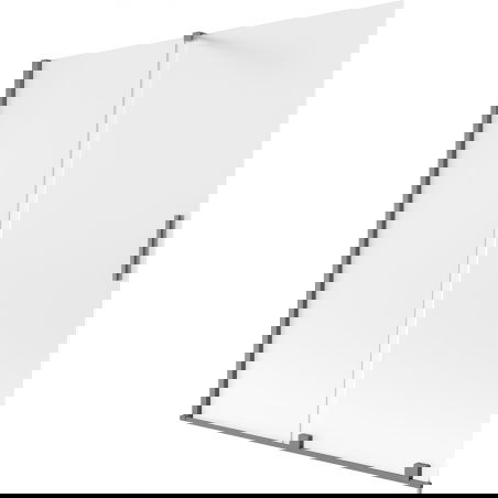Mexen Velar душ параван 2-крилен плъзгащ се 150 x 150 cm, матирано стъкло, оръжеен метал - 896-150-000-31-95