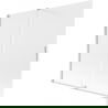 Mexen Velar двукрилен плъзгащ се параван за вана 170 x 150 cm, матиран, хром - 896-170-000-31-01