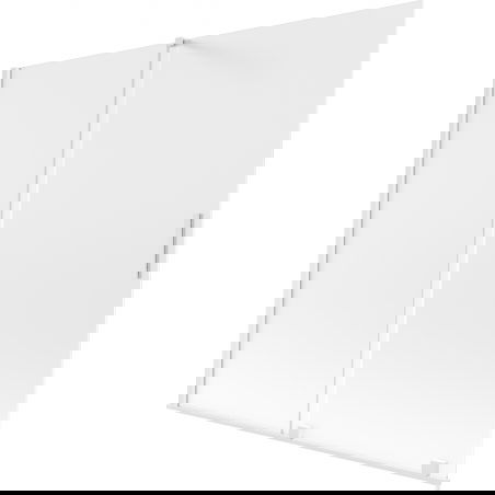 Mexen Velar параван за вана, 2-крилен плъзгащ се 170 x 150 см, мат, бял - 896-170-000-31-20