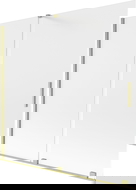 Mexen Velar 2-крилен плъзгащ се параван за вана 170 x 150 см, матиран, златен четкан - 896-170-000-31-55