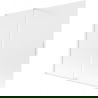 Mexen Velar двукрилен плъзгащ параван за вана 180 x 150 cm, мат, бял - 896-180-000-31-20