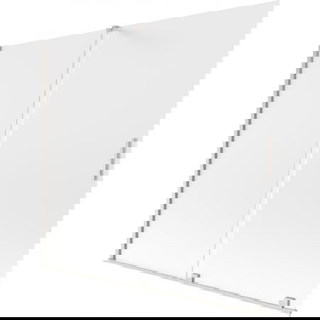 Mexen Velar двукрила сгъваема вана 180 x 150 cm, матирано, четка никел - 896-180-000-31-97