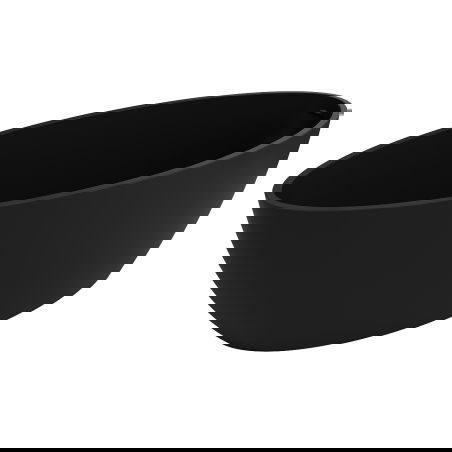 Mexen Prato свободностояща вана от конгломерат 170 x 70 см, черен мат - 57251707070