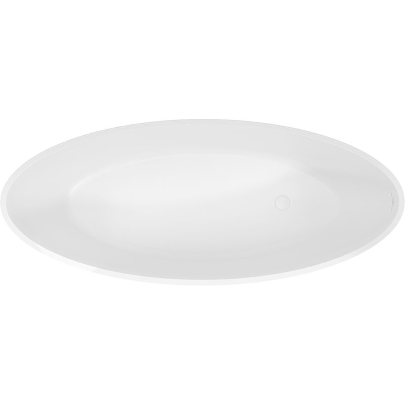 Mexen Prato свободностояща вана от конгломерат 170 x 70 см, бяла мат - 57251707000