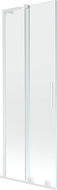 Mexen Velar L параван за вана, плъзгащ се, двукрилен, 70 x 150 см, прозрачен, бял