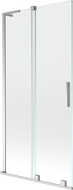 Mexen Velar L параван за вана, 2-крилен плъзгащ се, 90 x 150 cm, прозрачен, хром - 896-090-003-01-01