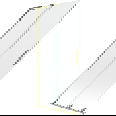 Mexen Velar L параван за вана, плъзгащ се, 2-крила, 95 x 150 cm, прозрачен, златист - 896-095-003-01-50