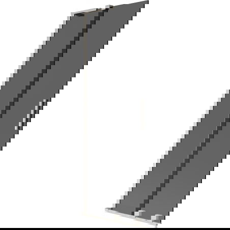 Mexen Velar L параван за вана, двукрилен, плъзгащ се, 70 x 150 см, графит, четкан никел - 896-070-003-41-97