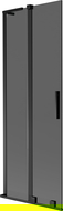 Mexen Velar L сгъваема преграда за вана, 2-крилна плъзгаща се 75 x 150 см, графит, черно - 896-075-003-41-70