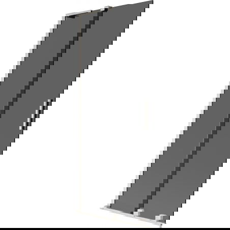 Mexen Velar L параван за вана, 2-крилен плъзгащ се, 80 x 150 см, графит, матиран никел - 896-080-003-41-97