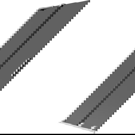 Mexen Velar L параван за вана, плъзгащ се с 2 крила, 85 x 150 см, графит, хром - 896-085-003-41-01