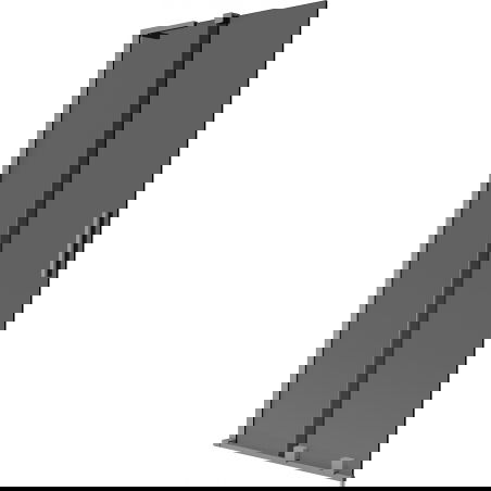 Mexen Velar L параван за вана, двукрилен плъзгащ се 85 x 150 см, графит, gun metal - 896-085-003-41-95