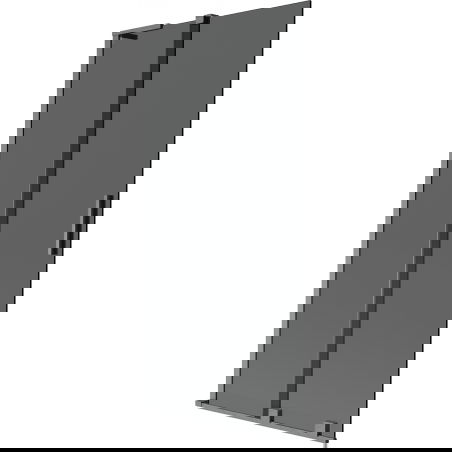 Mexen Velar L двукрилен сгъваем параван за баня 90 x 150 см, графит, четкано