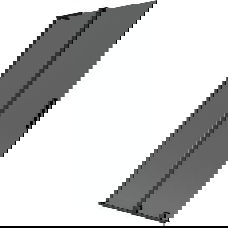 Mexen Velar L параван за вана, плъзгащ се с 2 крила 90 x 150 cm, графит, черен - 896-090-003-41-70