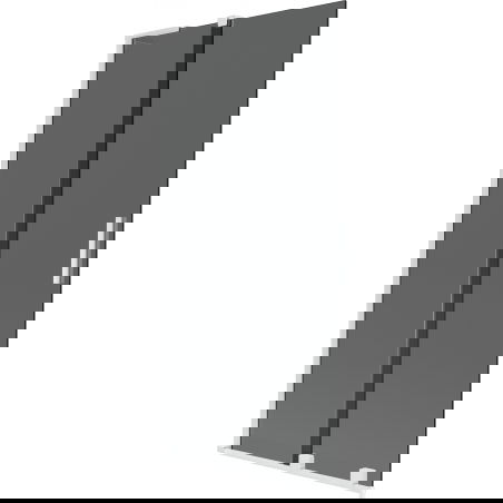 Mexen Velar L параван за вана, 2-крило плъзгащо се 95 x 150 см, графит, бял - 896-095-003-41-20