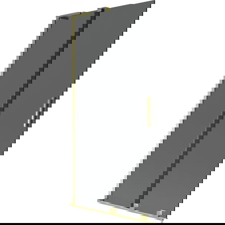 Mexen Velar L параван за вана с 2 крила, плъзгащ се 95 x 150 см, графит, злато - 896-095-003-41-50