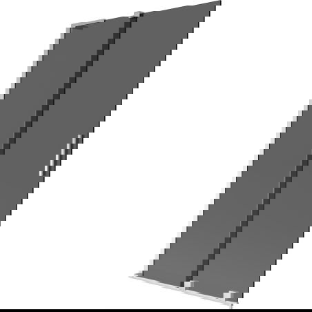 Mexen Velar L вана параван 2-крилен плъзгащ се 100 x 150 см, графит, хром - 896-100-003-41-01