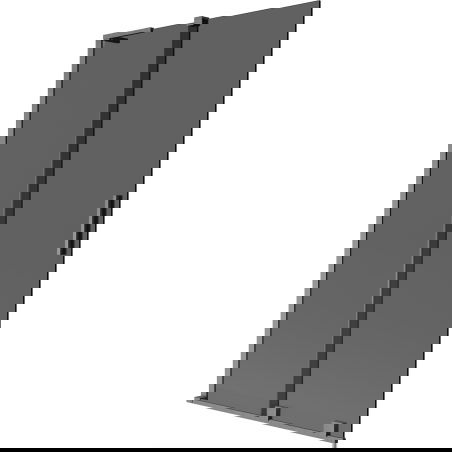 Mexen Velar L параван за вана с 2 крила с плъзгащи се 100 x 150 см, графит, полиран gun gray - 896-100-003-41-66