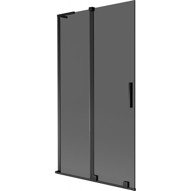 Mexen Velar L душ параван 2-крилен плъзгащ се 100 x 150 cm, графит, черен - 896-100-003-41-70