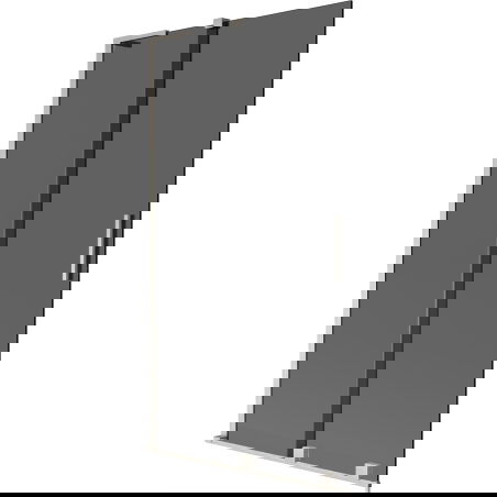 Mexen Velar L параван за вана с 2 плъзгащи се крила 100 x 150 см, графит, четкан никел - 896-100-003-41-97