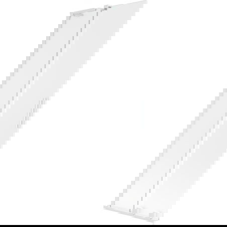 Mexen Velar L параван за вана 2-крилен плъзгащ се 70 x 150 cm, матиран, бял - 896-070-003-31-20