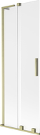 Mexen Velar L параван за вана, двукрили сгъваеми 70 x 150 см, матирано, златно четкано - 896-070-003-31-55