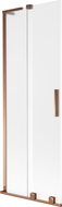 Mexen Velar L параван за вана, 2-крилен плъзгащ се, 70 x 150 см, мраз, розово злато - 896-070-003-31-60