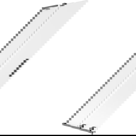 Mexen Velar L параван за вана с 2 крила, плъзгащ се, 70 x 150 см, матиран, четкано сиво оръжие - 896-070-003-31-66