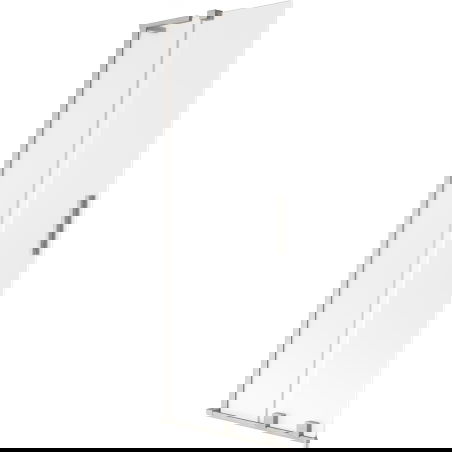 Mexen Velar L параван за вана, плъзгаща 2-крилна, 70 x 150 cm, матирано стъкло, матиран никел - 896-070-003-31-97