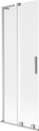 Mexen Velar L параван за вана, плъзгаща 2-крилна, 70 x 150 cm, матирано стъкло, матиран никел - 896-070-003-31-97