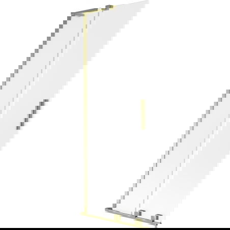 Mexen Velar L параван за вана, плъзгащ се с 2 крила, 75 x 150 cm, матиран, златен - 896-075-003-31-50